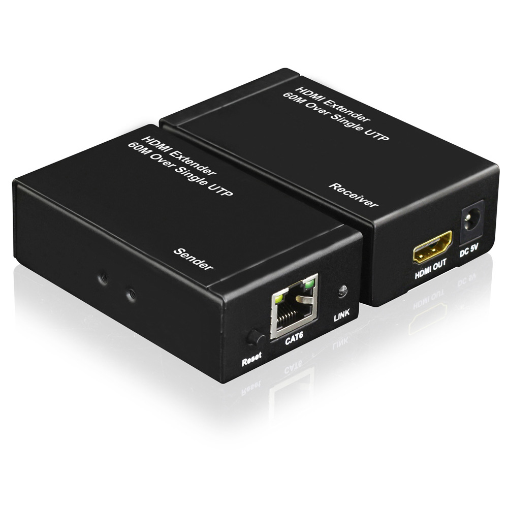 HDMI EXTENDER OVER SINGLE CAT5E/6 CABLE – Quest Technology International