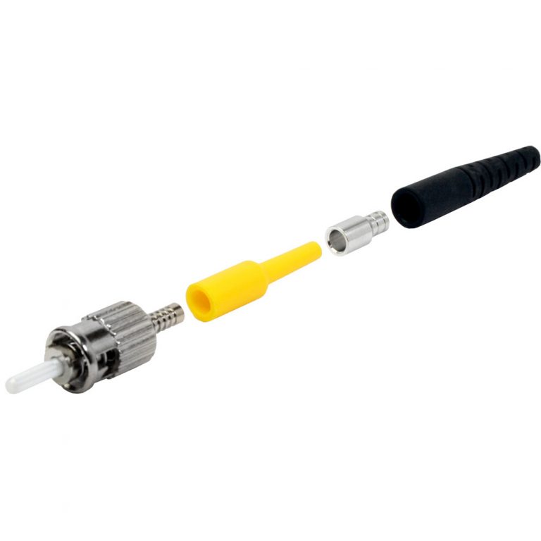 ST FIBER OPTIC CONNECTOR, (SIMPLEX) MULTIMODE W/ BOOT Quest
